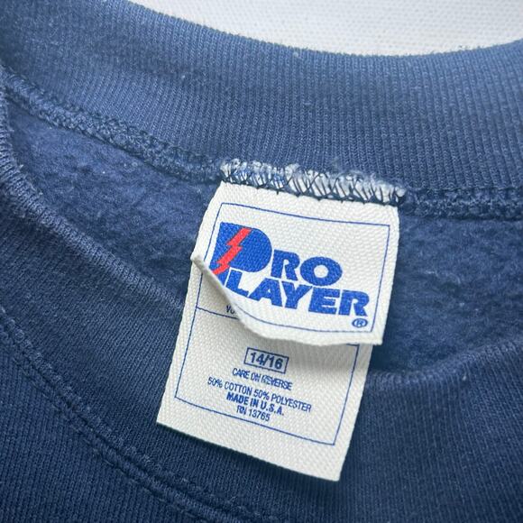 Vintage Michigan Crewneck Sweatshirt Pro Player UofM USA Made - Picture 5 of 9